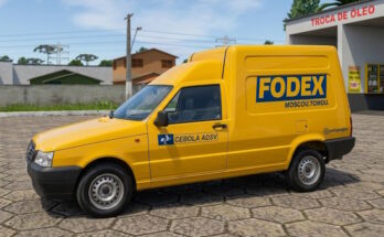 Skin para Fiat Fiorino Global Truck Online.