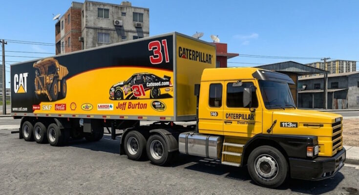 Skin para Scania 113H Global Truck Online.