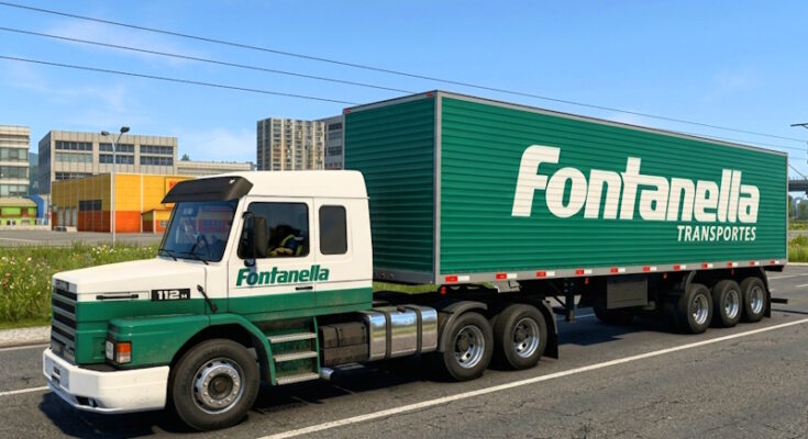 Skin para Scania T113 Global Truck Online.